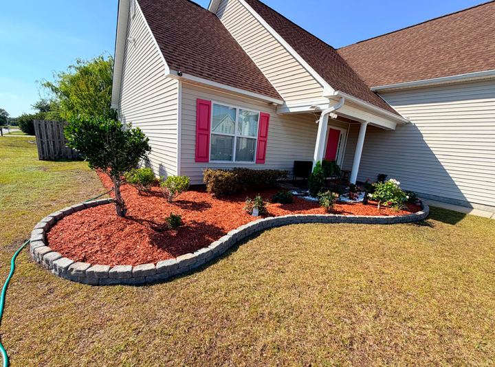 Curved Stone Border